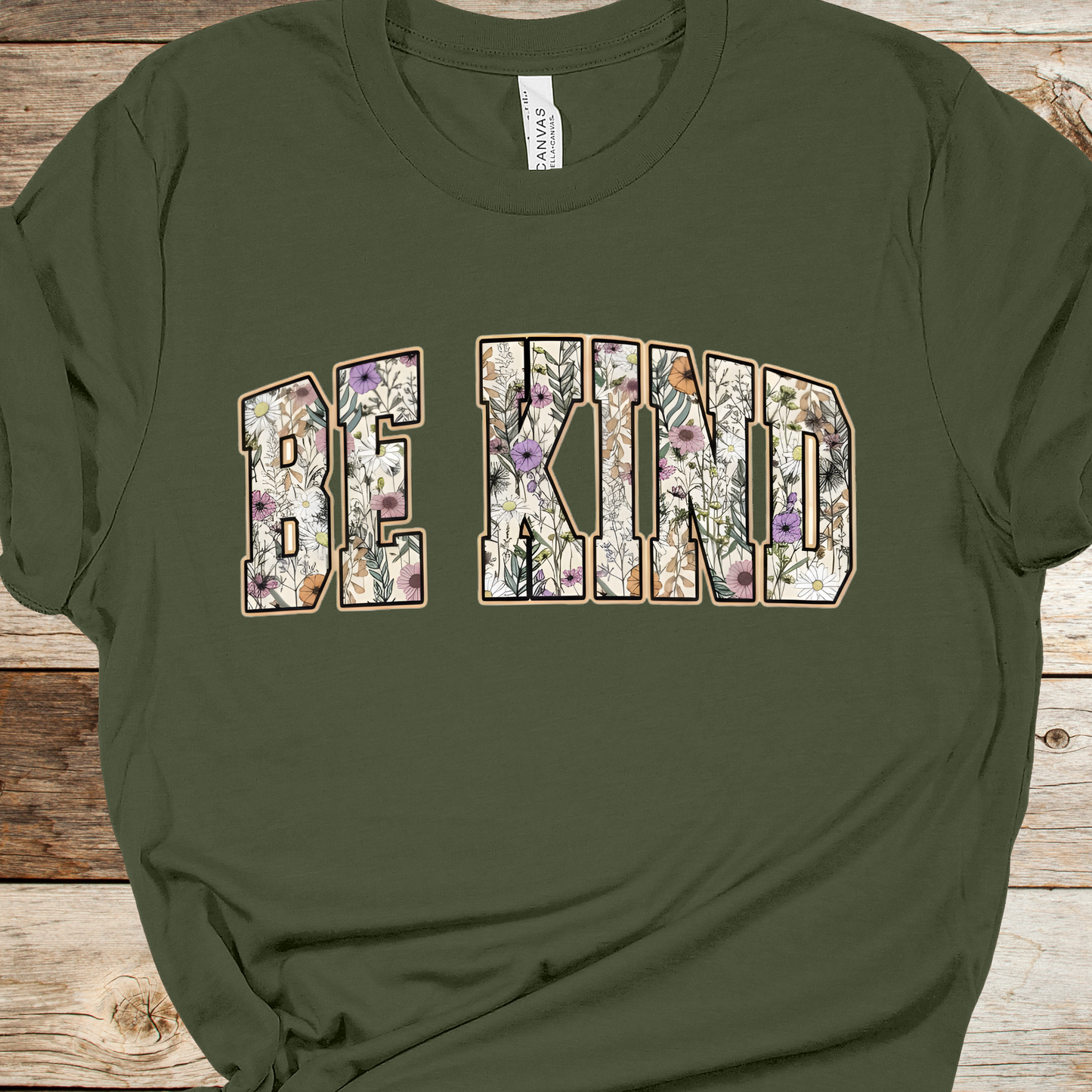 Be Kind Floral Graphic Tee