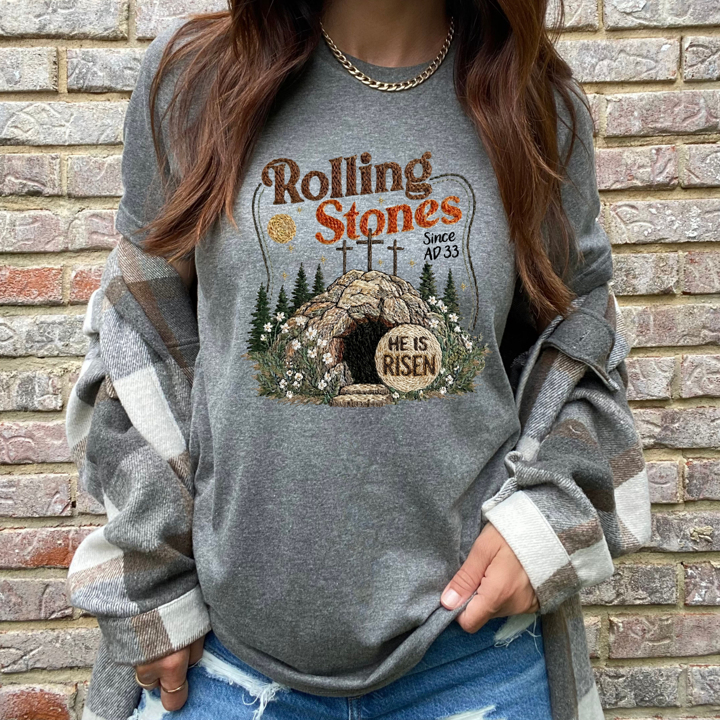 Rolling Stones Grey Graphic Tee