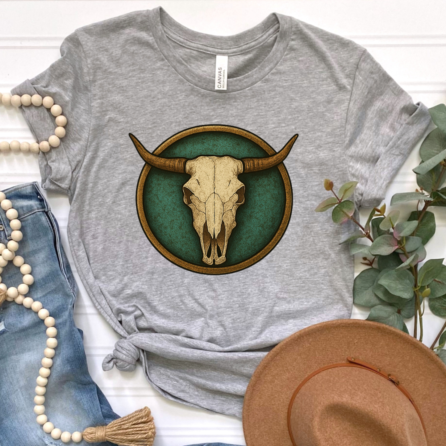 Cattle Skull Graphic Tee