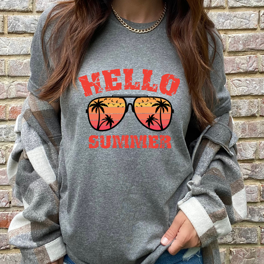 Hello Summer Graphic Tee