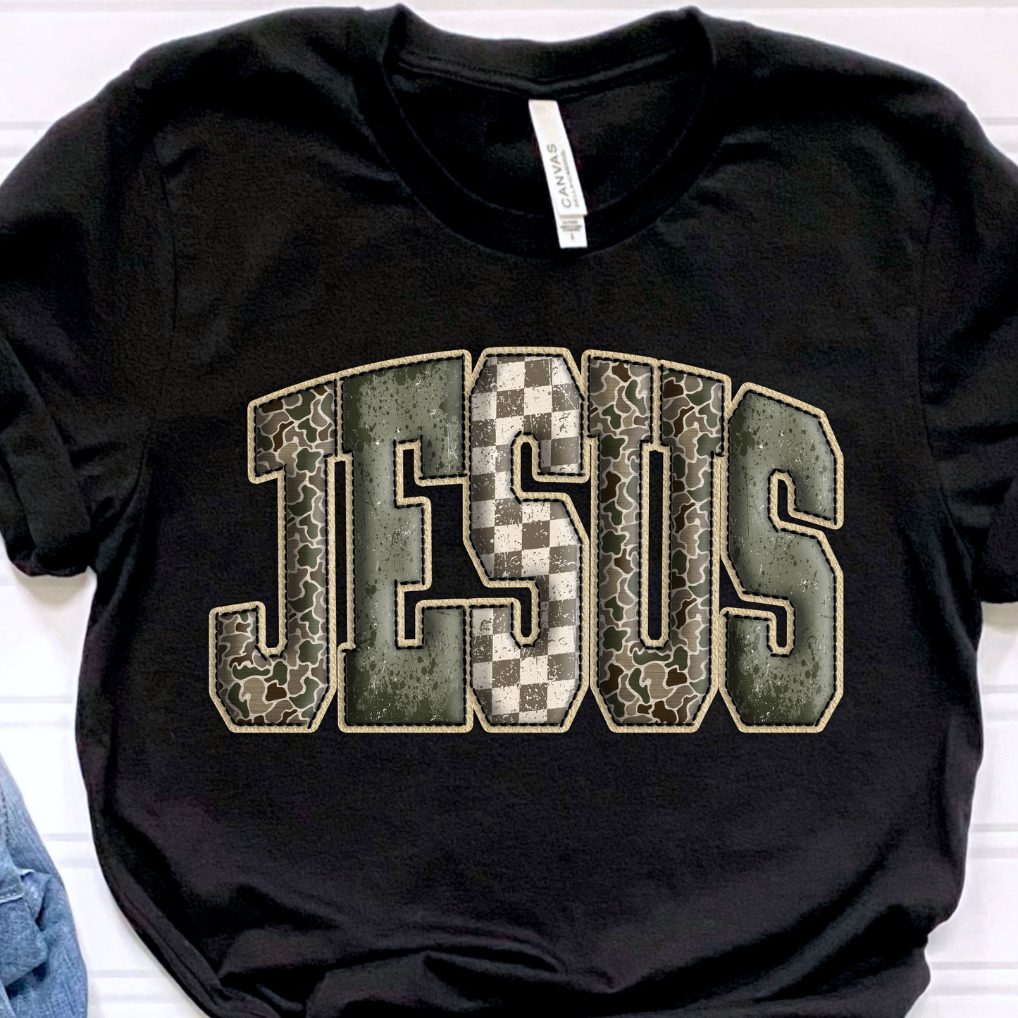 Southern Jesus Black Graphic Tee