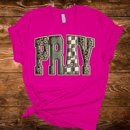 Southern Pray Pink Graphic Tee