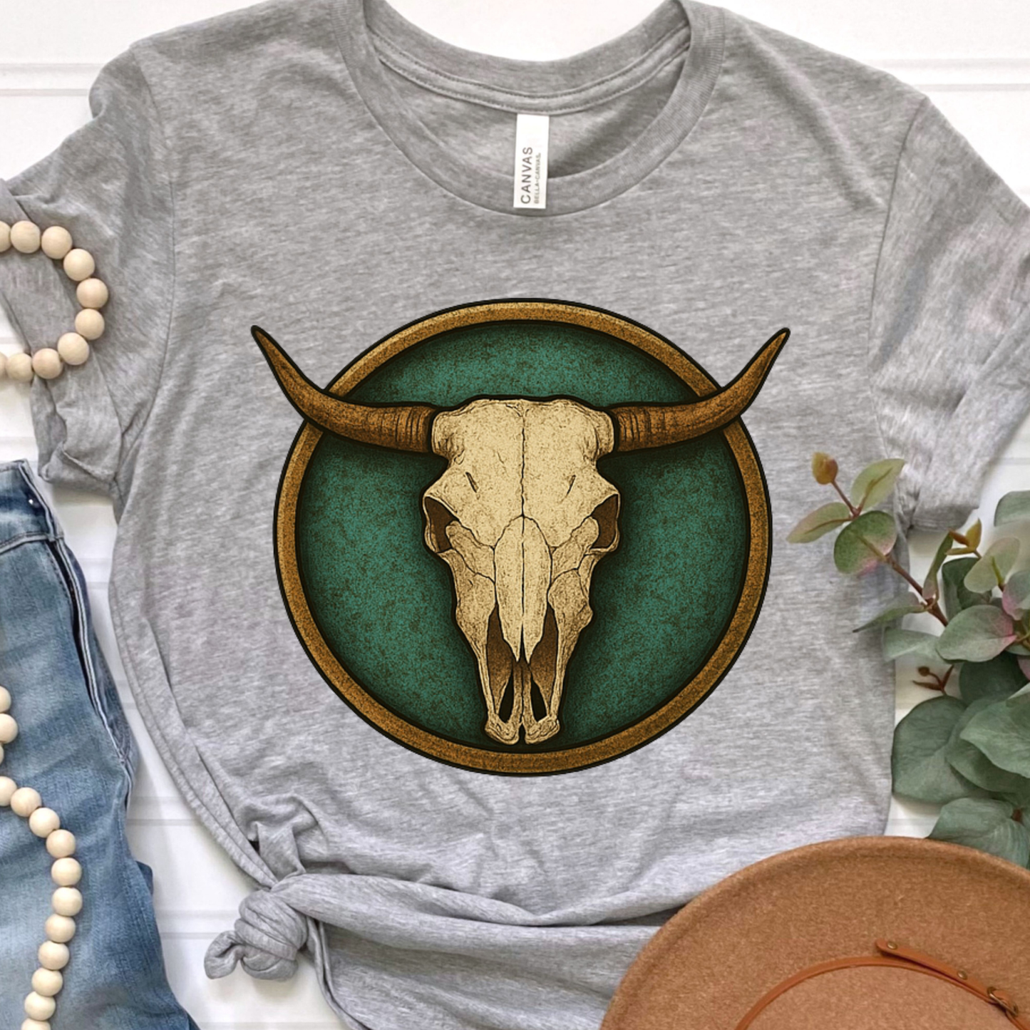 Cattle Skull Graphic Tee