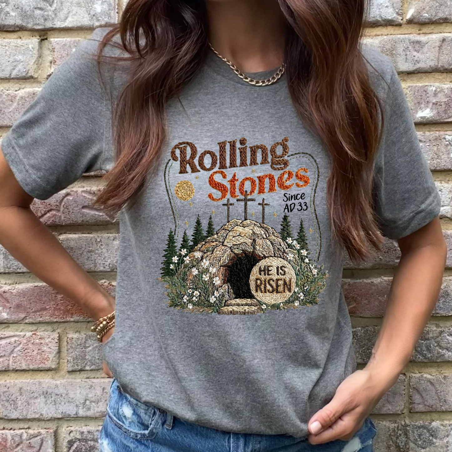 Rolling Stones Grey Graphic Tee