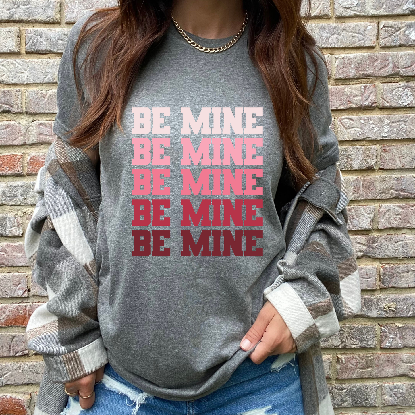 Be Mine Ombre Graphic Tee