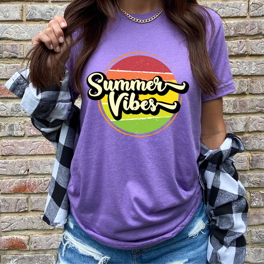 Retro Summer Vibes Graphic Tee