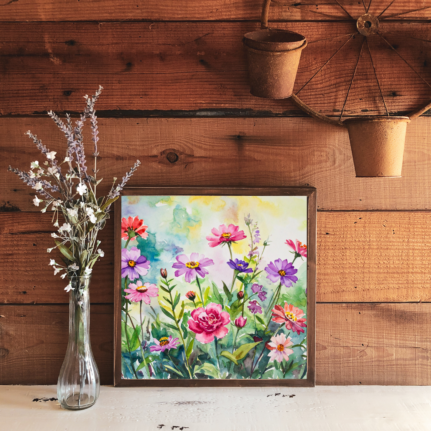 Blossoming Beauty - 12x12 Wood Print