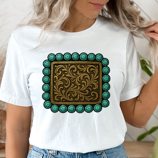 Tooled and Teal Graphic Tee