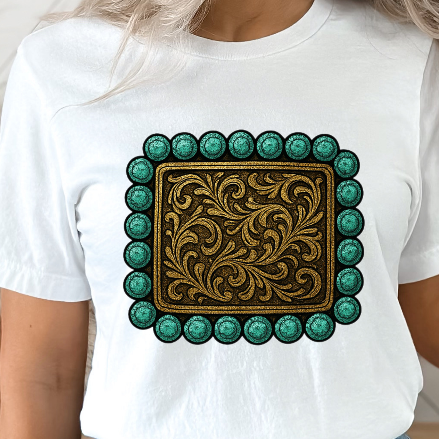 Tooled and Teal Graphic Tee