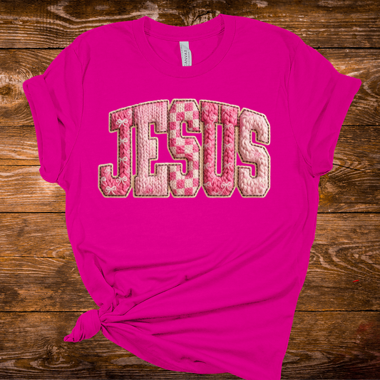 Jesus Pink Graphic Tee