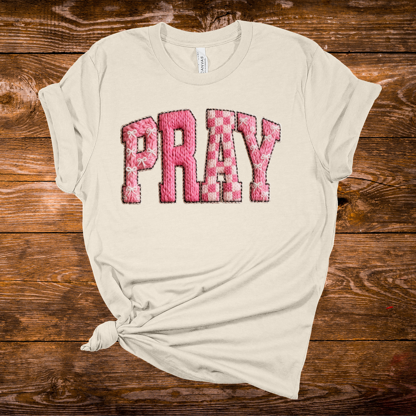 Pink Pray Graphic Tee