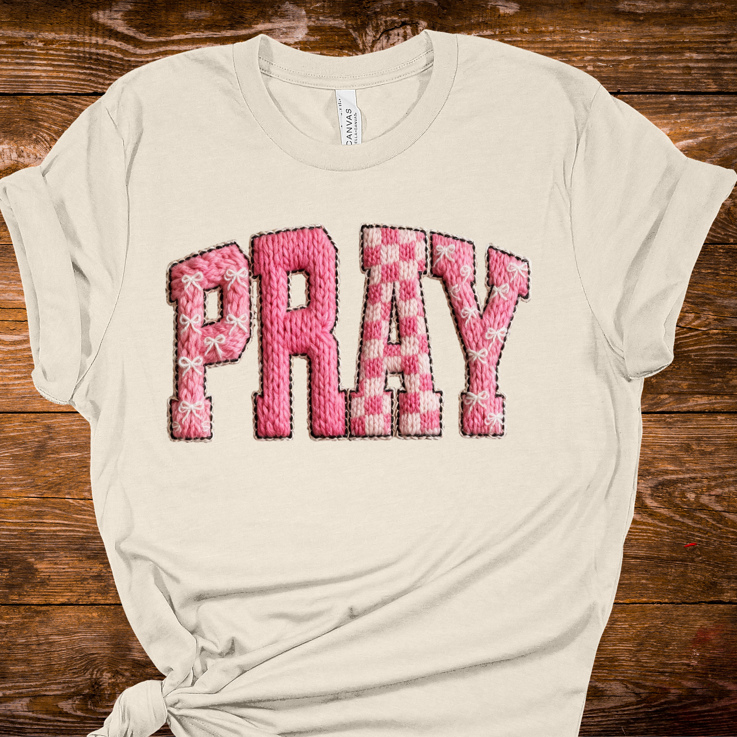 Pink Pray Graphic Tee