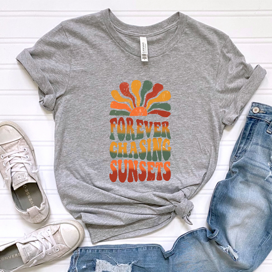 Forever Chasing Sunsets Graphic Tee