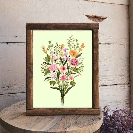 Blooming - 8" x 10" Wood Print