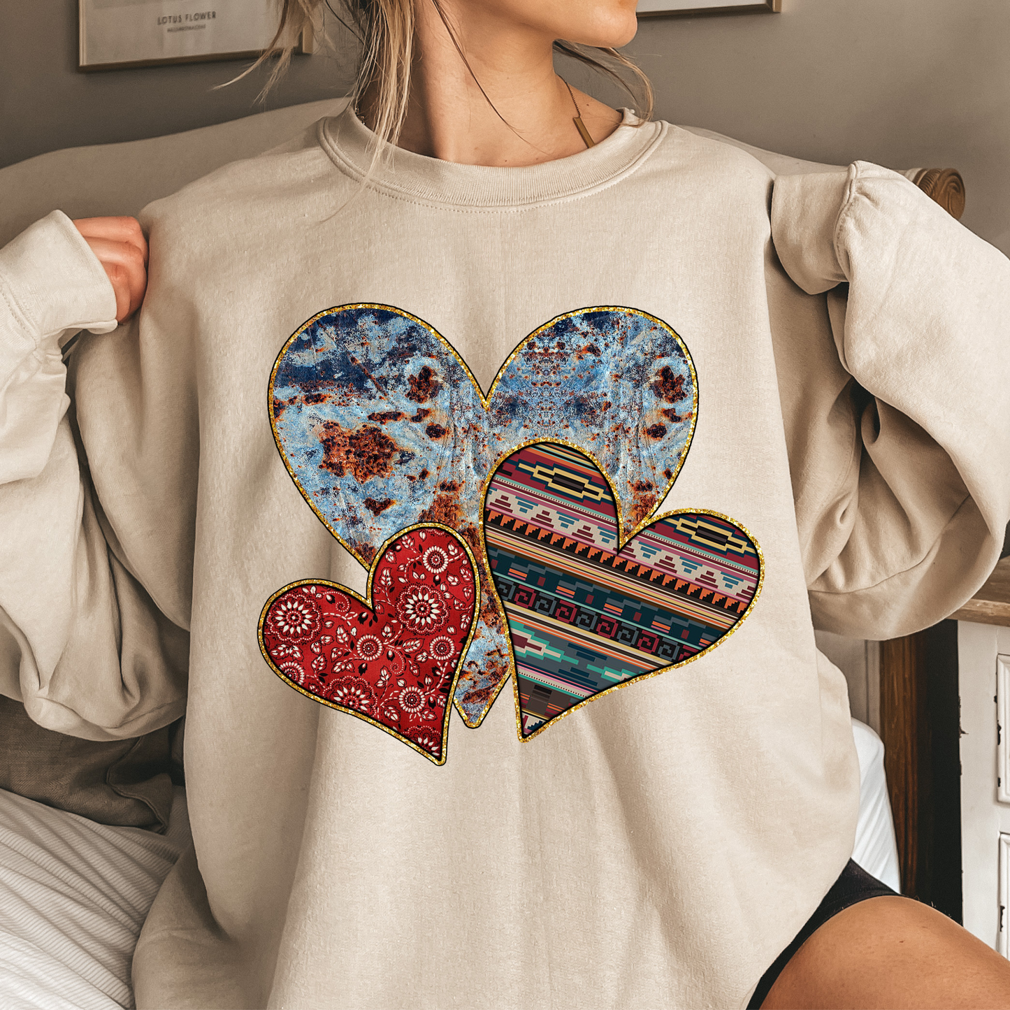 Country Roads Hearts Sweatshirt