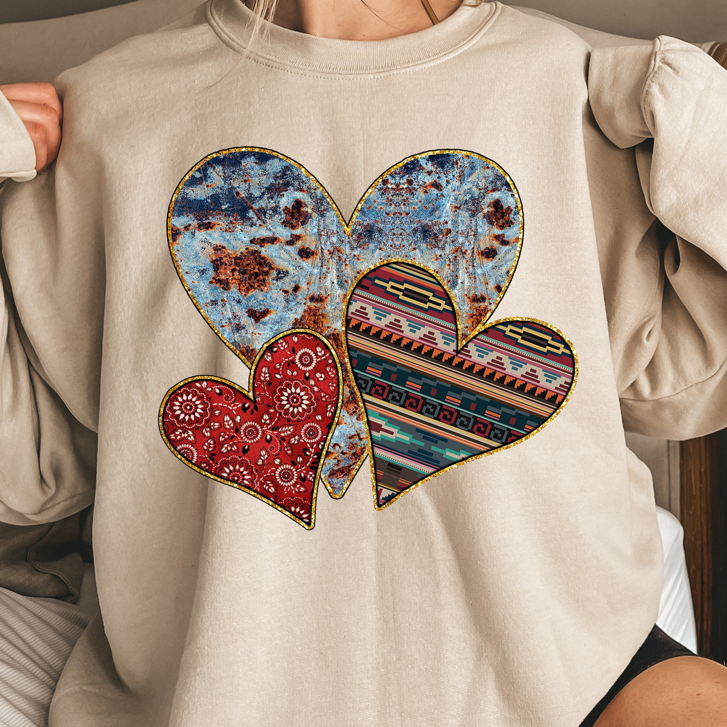 Country Roads Hearts Sweatshirt