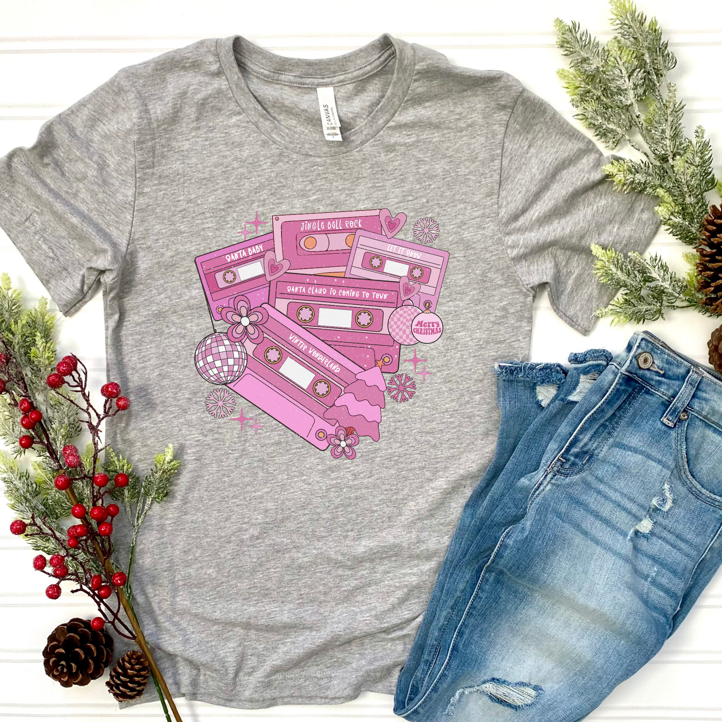 Christmas Music Graphic Tee
