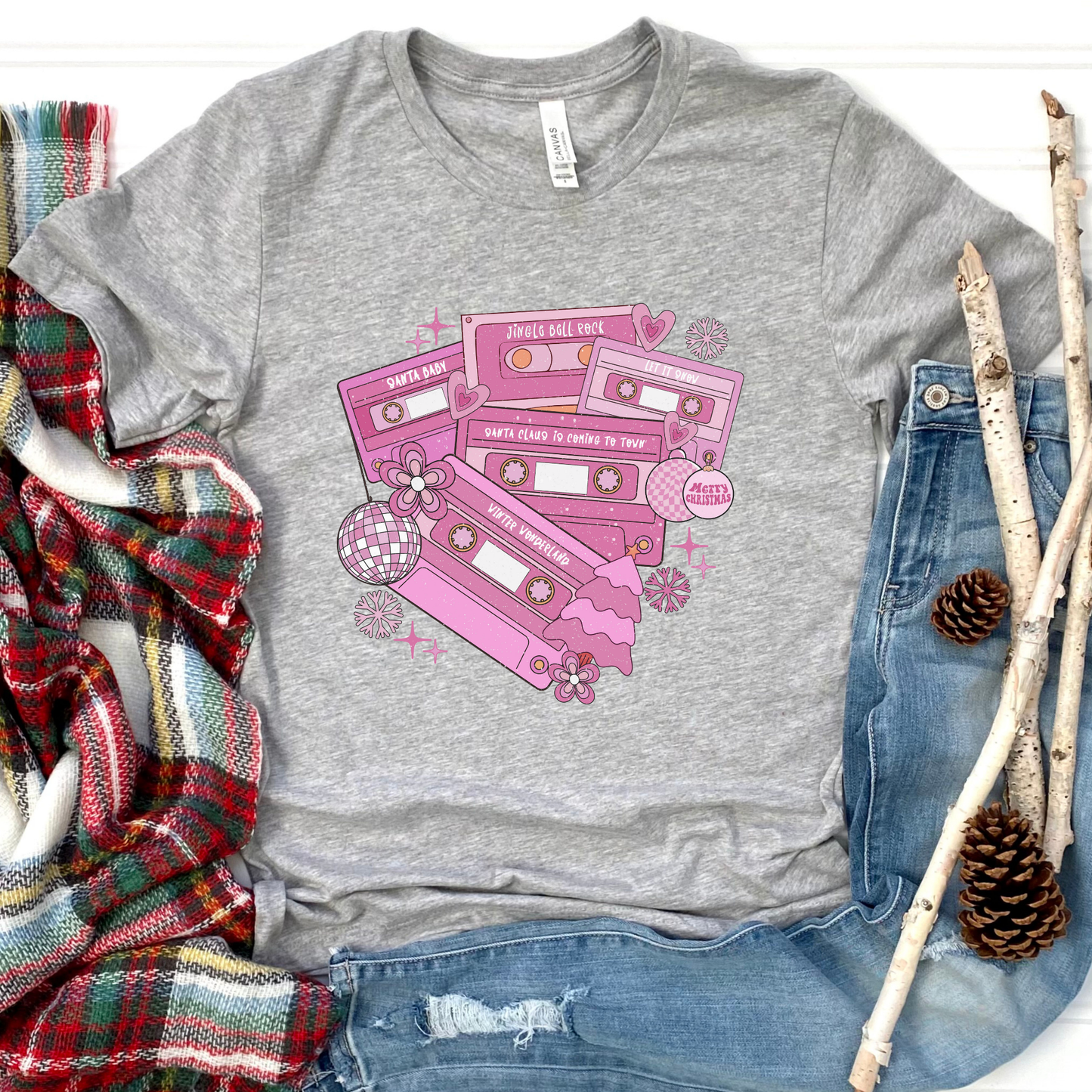 Christmas Music Graphic Tee