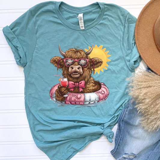 Summer Cow Graphic Tee