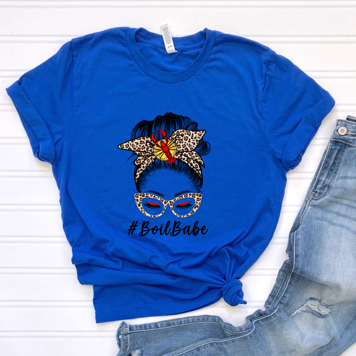 Boil Babe Blue Graphic Tee
