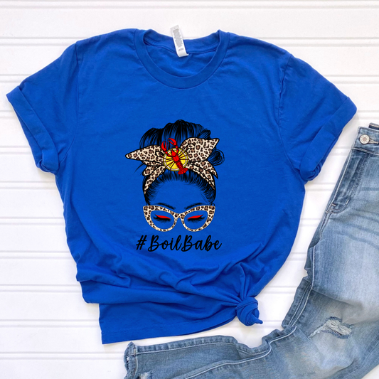 Boil Babe Blue Graphic Tee