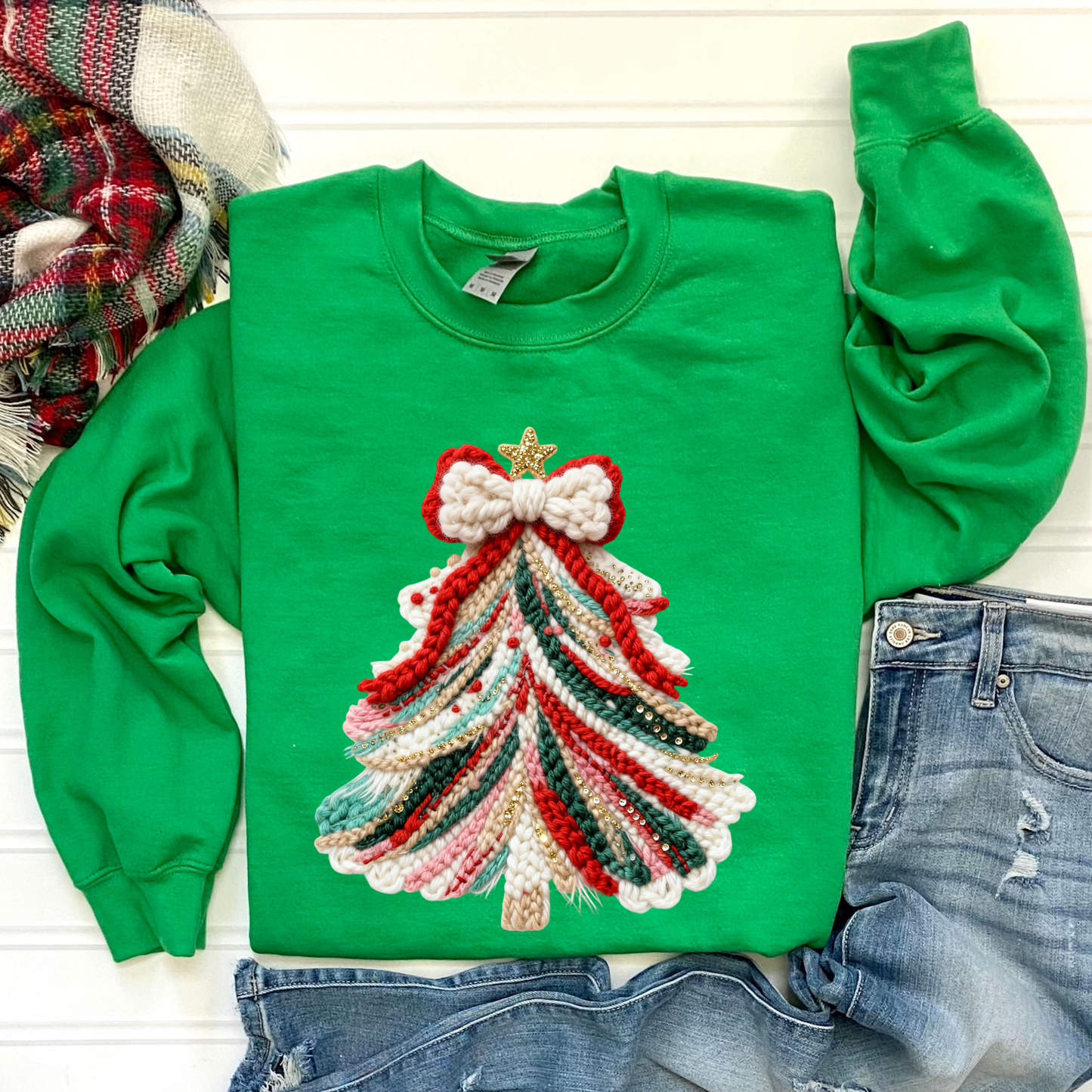Colorful Christmas Tree Sweatshirt