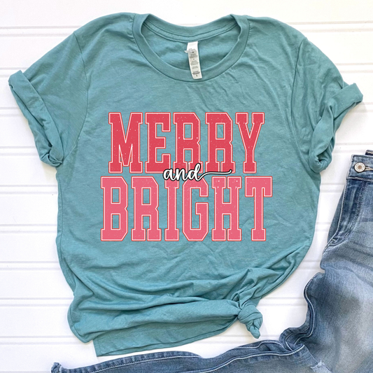 Merry And Bright Graphic Tee