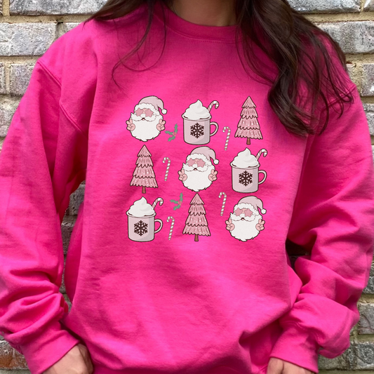 Pink Christmas Sweatshirt