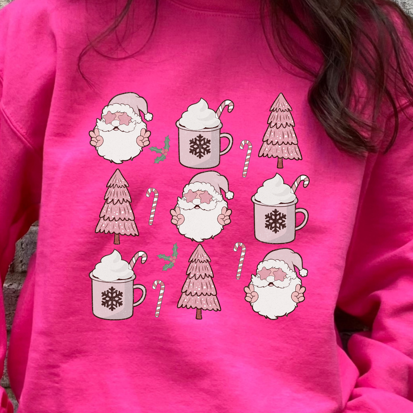Pink Christmas Sweatshirt