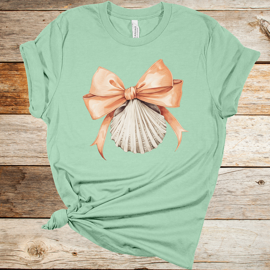 Shell Bow Graphic Tee