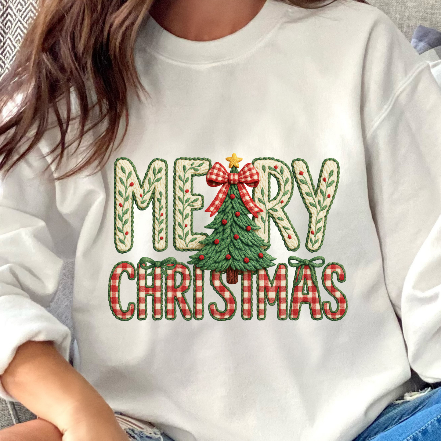 Merry Christmas Tree Sweatshirt