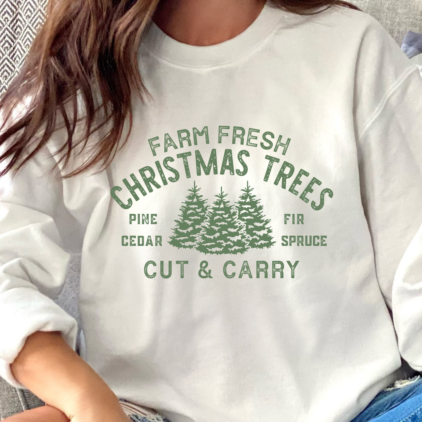 Christmas Trees Sweatshirt