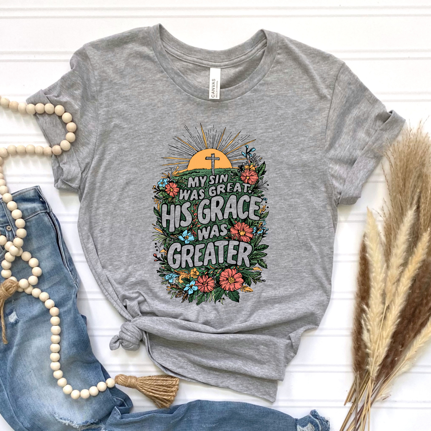 His Grace is Greater Graphic Tee