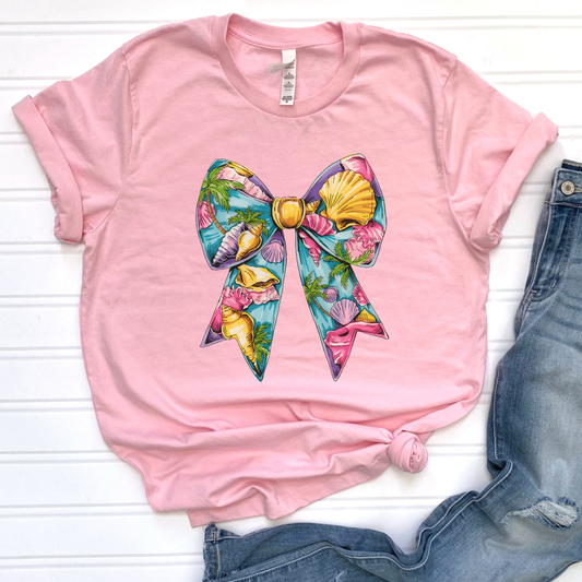 Bright Shell Bow Graphic Tee