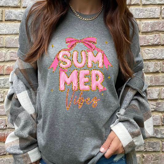 Pink Summer Graphic Tee