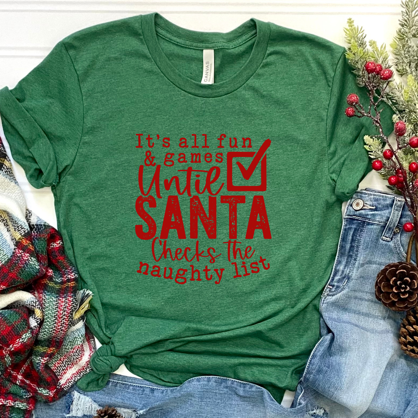 Naughty List Graphic Tee