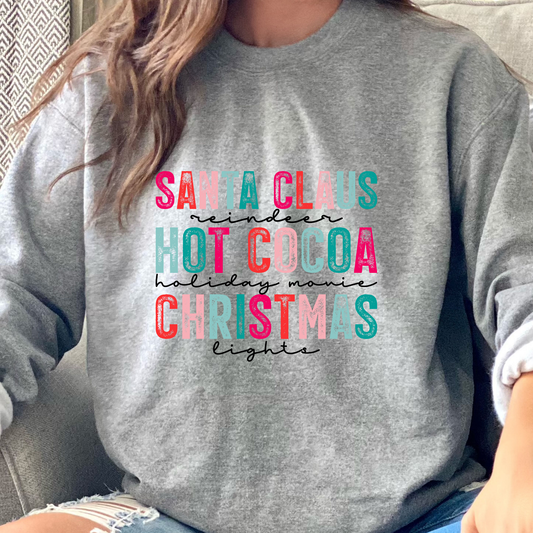 Santa Claus Hot Cocoa Sweatshirt