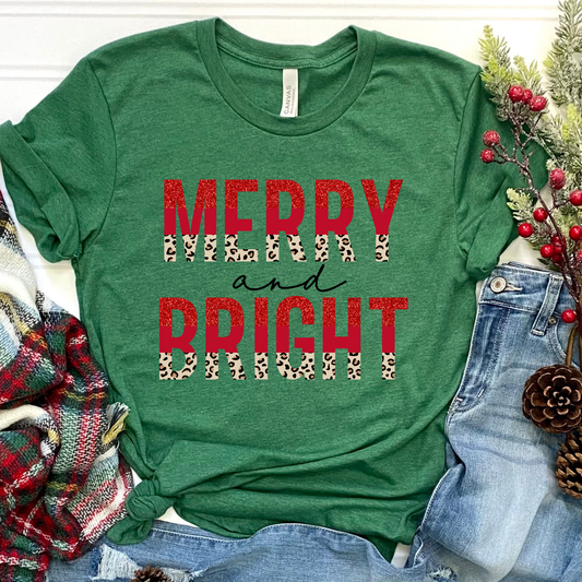Merry And Bright Graphic Tee