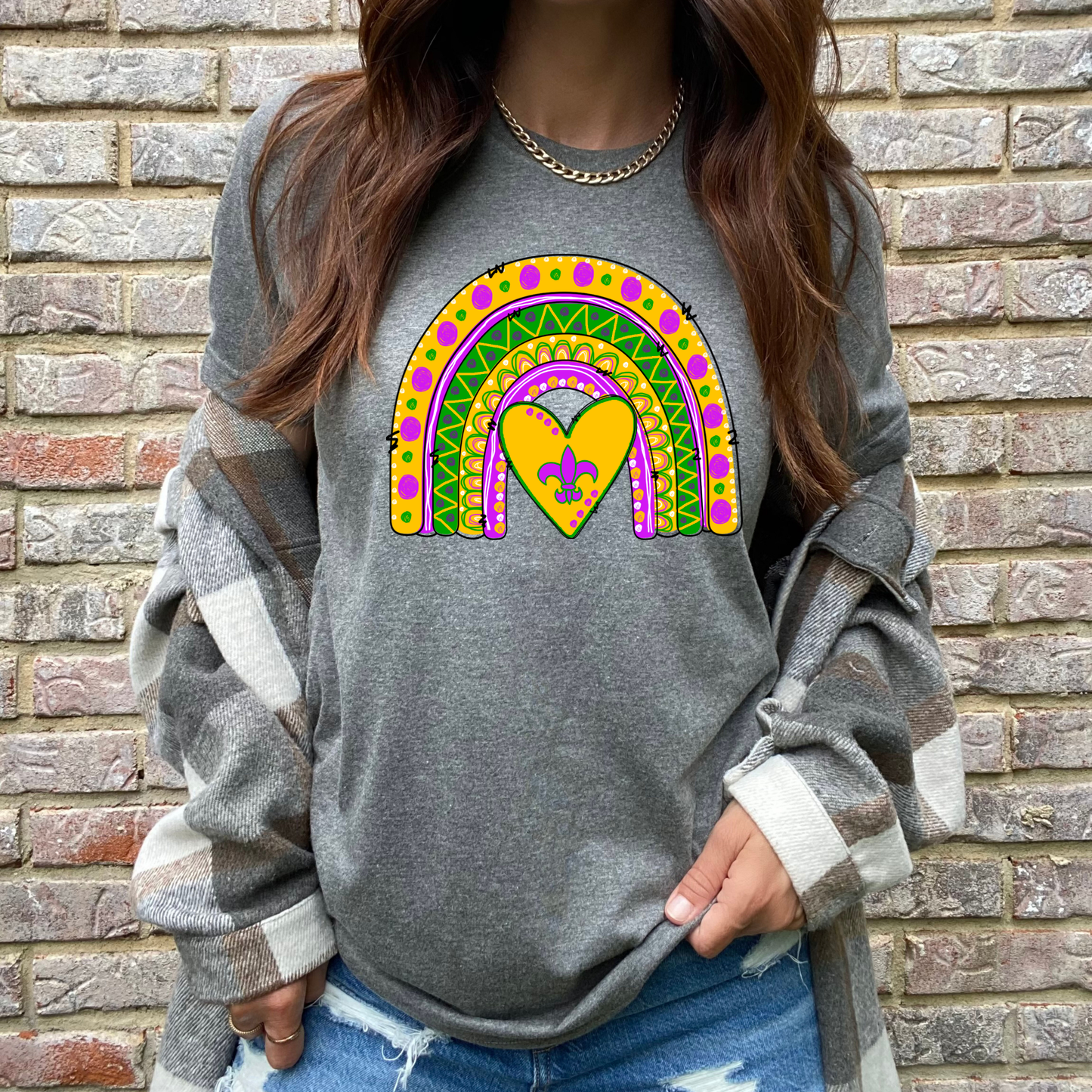 Mardi Gras Time Graphic Tee