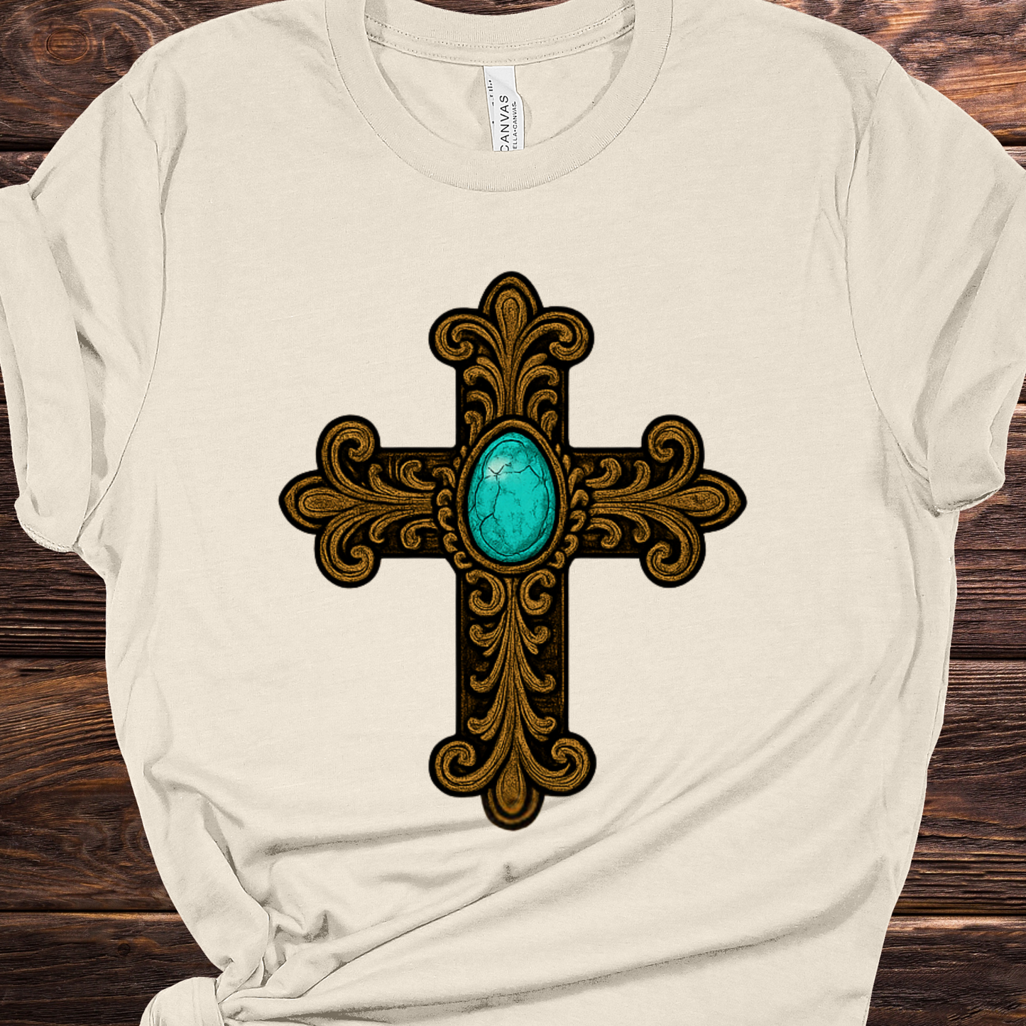 Old Rustic Cross Graphic Tee