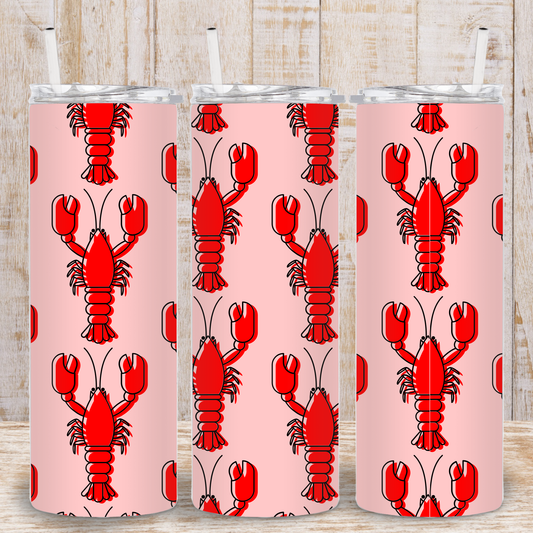 Pink Crawfish Tumbler