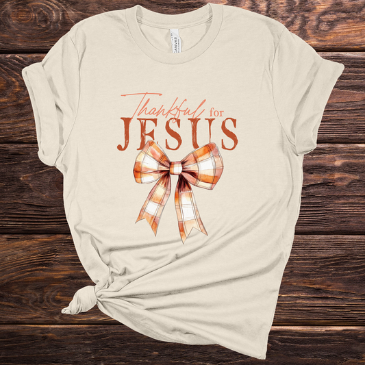 Thankful For Jesus Graphic Tee