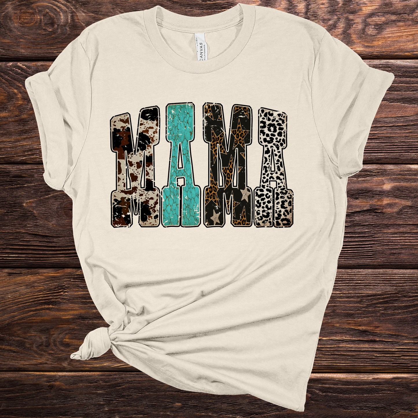Western Mama Natural Graphic Tee