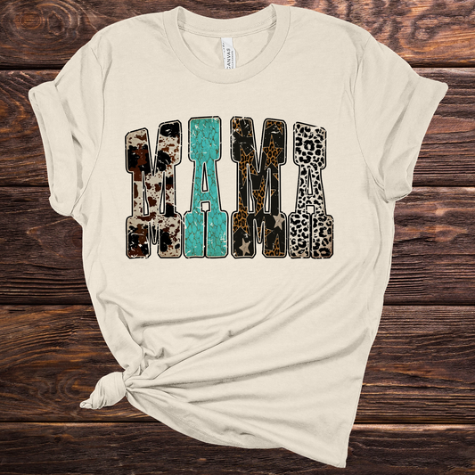 Western Mama Natural Graphic Tee