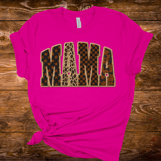 MAMA Pink Graphic Tee