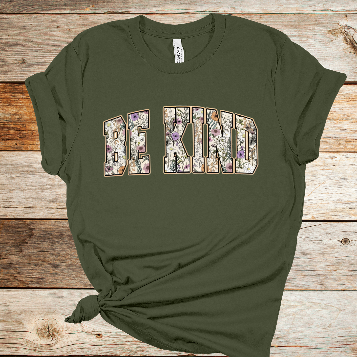 Be Kind Floral Graphic Tee